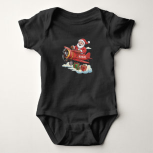 Jul Tomte Pilot Flyger Flygplan Present T Shirt