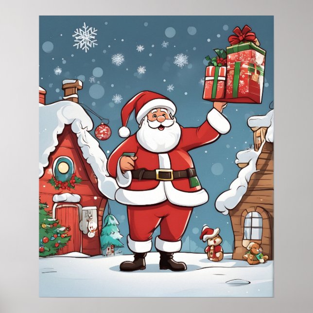 jul tomte poster (Framsidan)