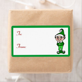 Jul Tomte Present Tags Etiketter Fraktsedel