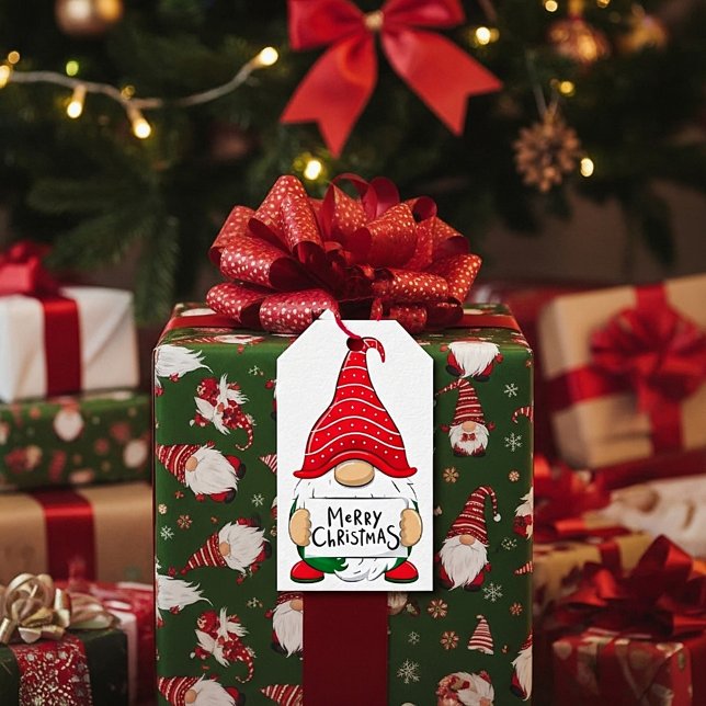 Jul Tomte Presentetikett (Skapare uppladdad)