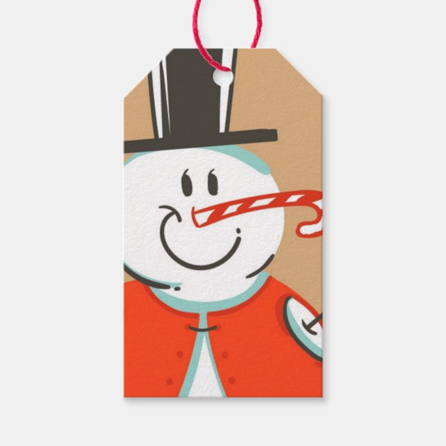 Jul Tomte Presentkort Presentetikett (Framsidan)