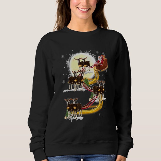 Jul Tomte Ridande Get Get Jul T Shirt (Framsida)