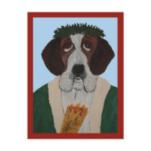 Jul tomte Sankt Bernhard