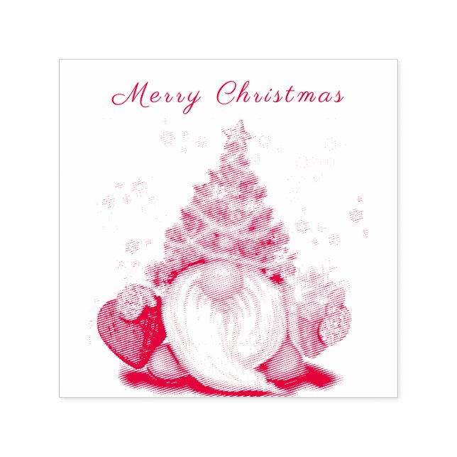 Jul Tomte Självbläckande stämpel (Design)