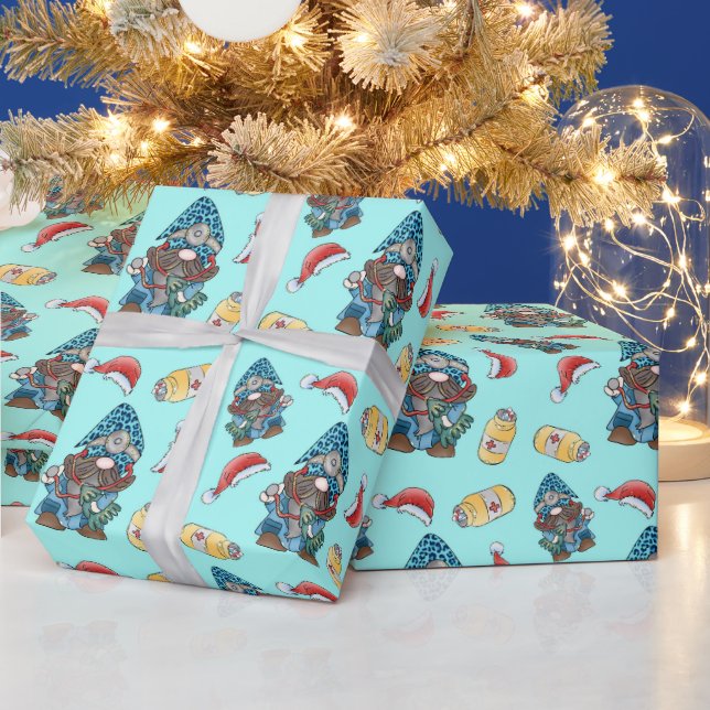 Jul Tomte Sjuksköterska Mönster Presentpapper (Helgdagar)