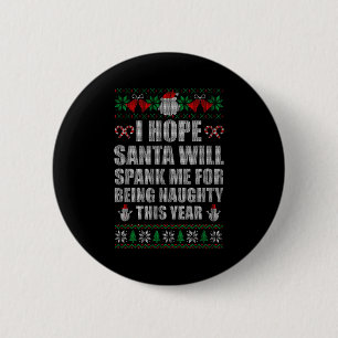 Jul Tomte Spank Busig Ful Julsvett Knapp