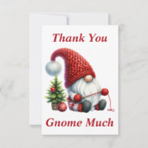 Jul Tomte Tack Kort