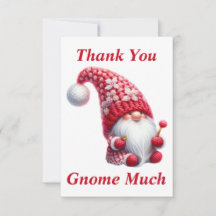 Jul Tomte Tack Kort