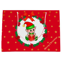 Jul tomte, tallkrona, julstjärnor & stjärnor