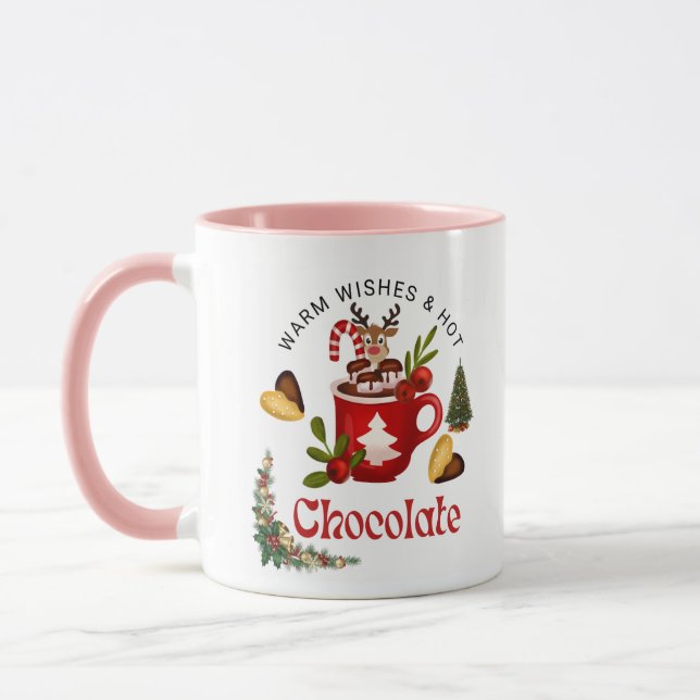 Jul Tomte Varm Söt Kaffe kopp (Vänster)
