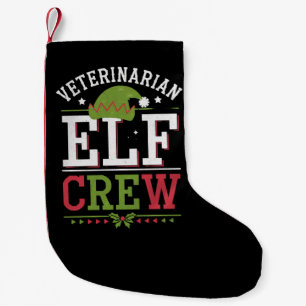 Jul Tomte Veterinärtekniker Djurvårdare Liten Julstrumpa