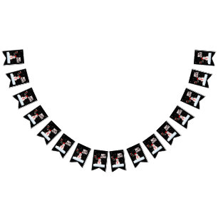 Jul Tomten Flaggor Banner