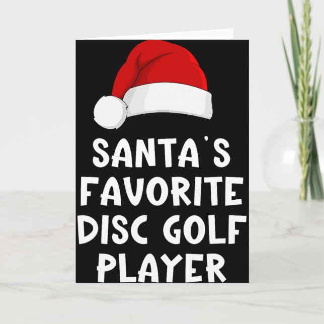 Jul Tomtens Favorit Discgolfspelare Pyjamas Kort (Framsida)