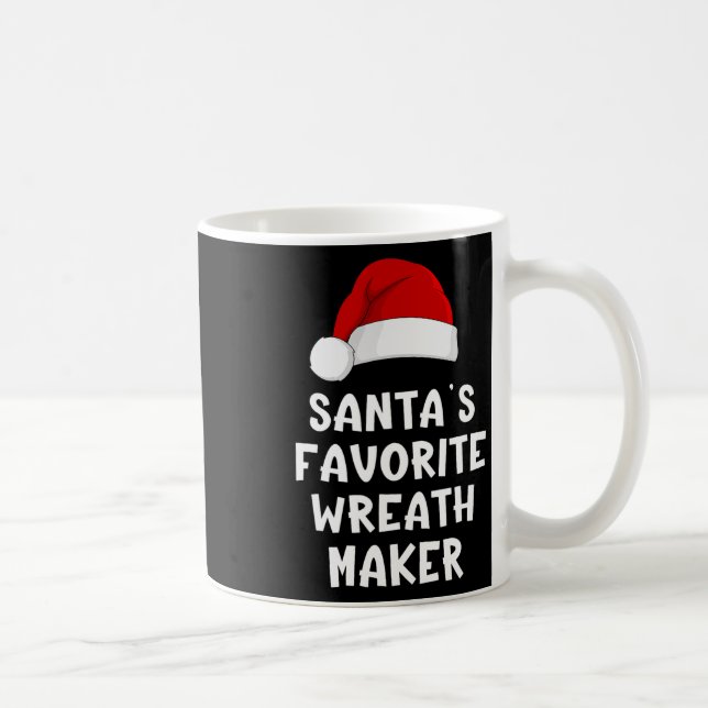 Jul Tomtens Favorit Kransmakare Rolig Jul Kaffemugg (Höger)