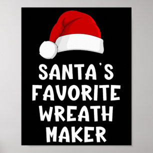 Jul Tomtens Favorit Kransmakare Roligt Jul Poster