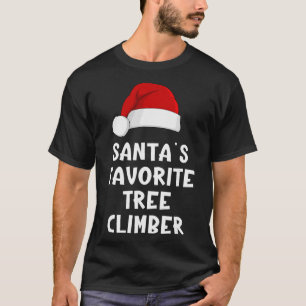Jul Tomtens Favorit Trädklättrare Rolig Jul T Shirt