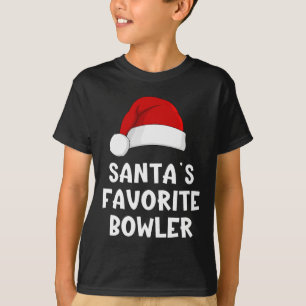 Jul Tomtens Favoritbowlingspelare Roligt Julbowlin T Shirt
