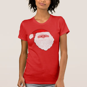 Jul Tomtes ansikte festlig t-shirt