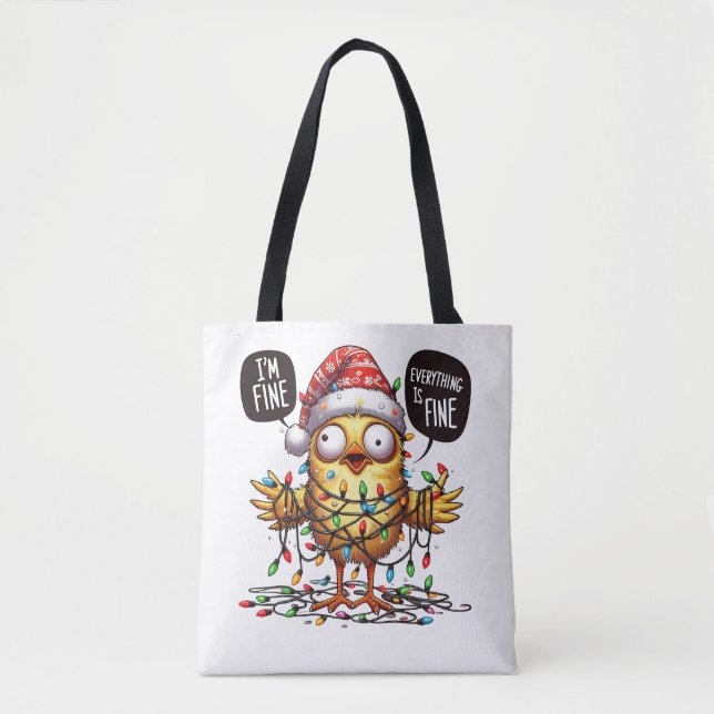 Jul Tote Bag Tygkasse (Framsida)