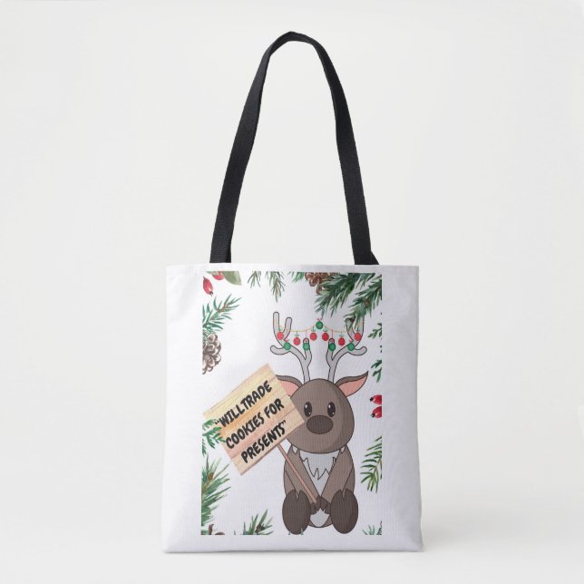 Jul Tote Bag Tygkasse (Framsida)