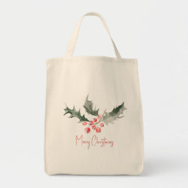 Jul Tote bags Botaniska rödberries Tygkasse