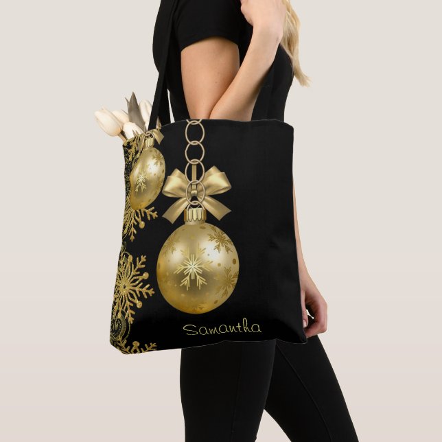 Jul Tote-bags för Kvinnor Tygkasse (Närbild)