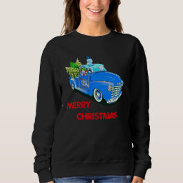 Jul Trä Lastbil Träd Present För Xmas Semester T Shirt