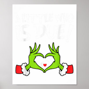Jul Träningströja för Graviditet En Liten Som Förv Poster