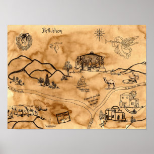 Jul Treasure Karta Poster