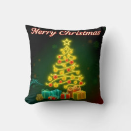 Jul Trendigt Neon Högtidssamling Kudde