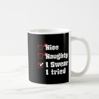 Jul Trevlig Busig Jag Svär Jag Försökte Busiga Lis Kaffemugg