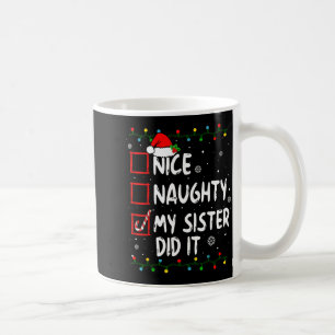 Jul Trevlig Busig Min Syster Gjorde Det Xmas Famil Kaffemugg