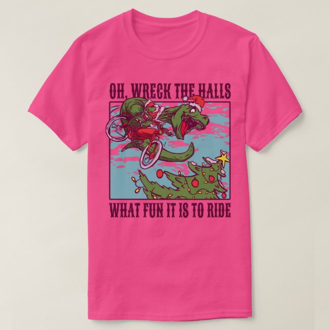 Jul TRex Rider T Shirt (Design framsida)