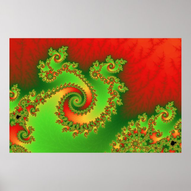 Jul Triple Twirl Poster (Framsidan)