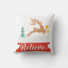 Jul: Tro bara (i Santa and Reindeer) Kudde