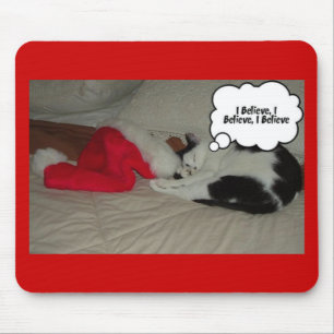 Jul Tro Black och White Kitten Musmatta