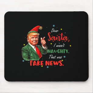 Jul Trump Kära Tomte Fake News Roligt Xmas Tr Musmatta