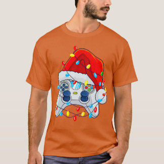 Jul TV-spelskontroll Santa Gamer Pojkar f T Shirt