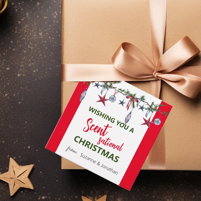 Jul Tvål Ljus Doftande  Gåvor Etiketter (Skapare uppladdad)