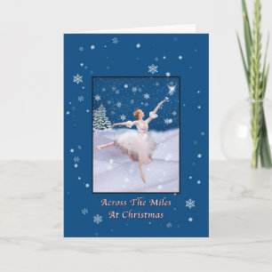 Jul, tvärs över Miles, Snö Queen Ballerina Helgkort