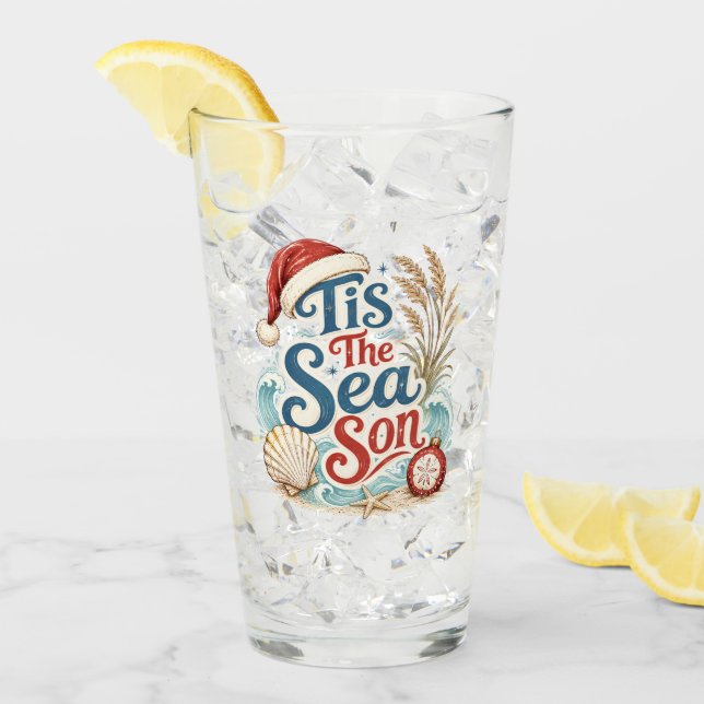 Jul Typografi för Kust Glaskopp (Framsida Ice)