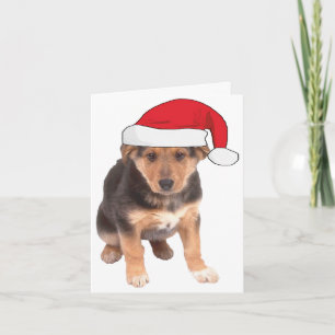 Jul - Tysk shepherd Puppy Helgkort