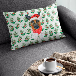 Jul Tysk Shepherd Tall Holiday Dekoration Prydnadskudde