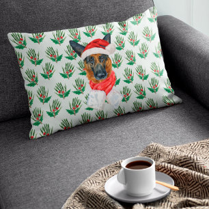 Jul Tysk Shepherd Tall Holiday Dekoration Prydnadskudde