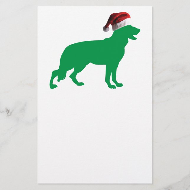 Jul-tyska shepherd brevpapper (Framsida)