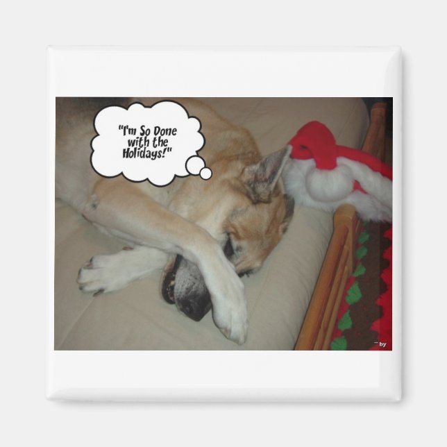 Jul-tyska shepherd magnet (Framsidan)