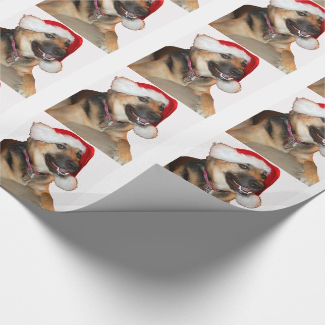 Jul-tyska shepherd presentpapper (Hörn)