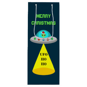 Jul UFO Ho Ho Alien flight saucer Anpassningsbar