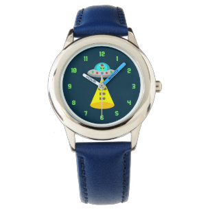 Jul UFO Ho Ho Alien flight saucer Armbandsur