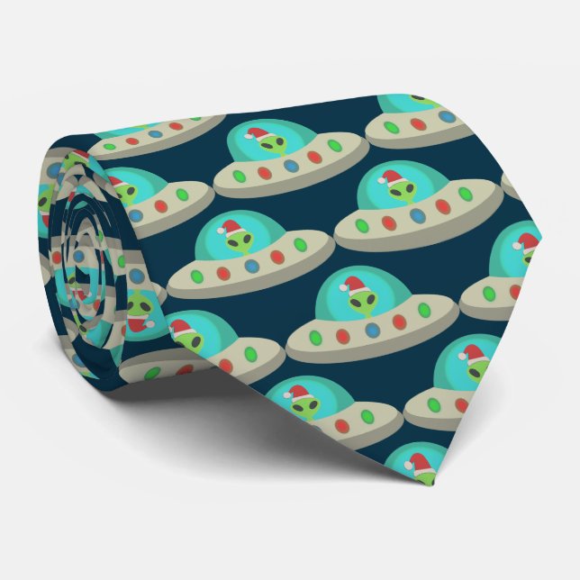 Jul UFO Ho Ho Alien flight saucer Patterned Slips (Rullad)